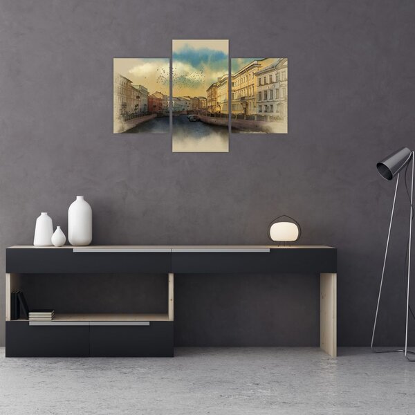 Tablou - Râul Moyka, Sankt Petersburg, Rusia (90x60 cm)