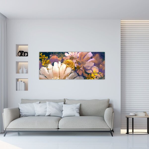 Tablou - Flori (120x50 cm)