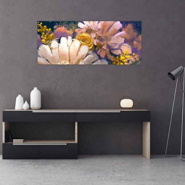 Tablou - Flori (120x50 cm)