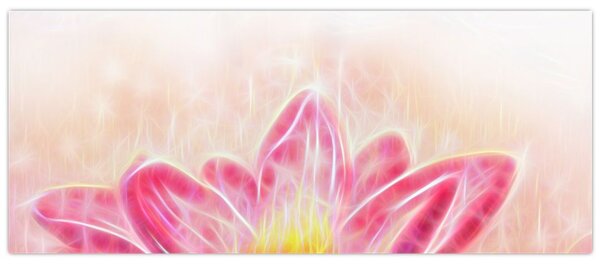 Tablou - Floare de lotus (120x50 cm)