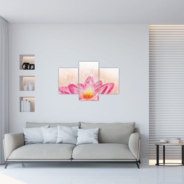 Tablou - Floare de lotus (90x60 cm)