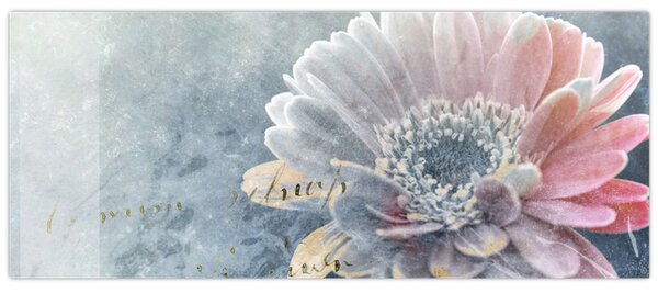 Tablou - Floare de iarnă (120x50 cm)