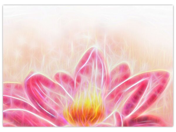 Tablou - Floare de lotus (70x50 cm)
