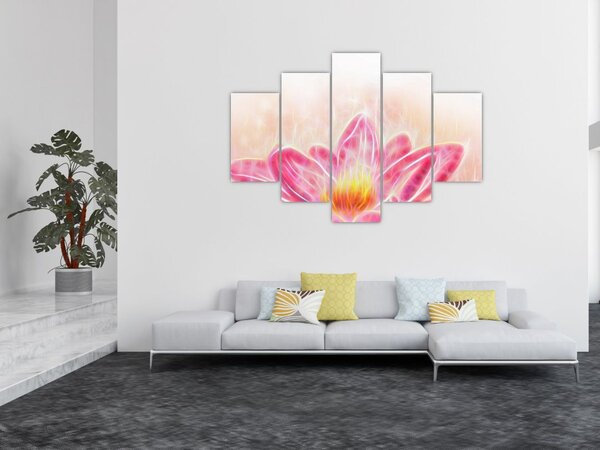 Tablou - Floare de lotus (150x105 cm)