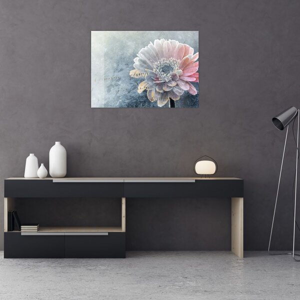 Tablou - Floare de iarnă (70x50 cm)