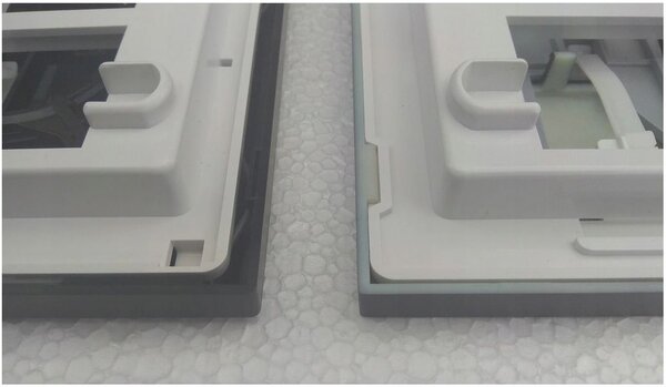 Cersanit Presto - Buton pentru modulul Cersanit Aqua, Link, Hi-tec, Hit, negru mat, K97-418