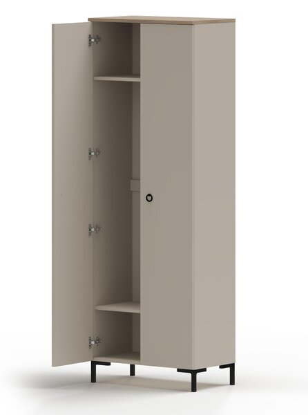 Dulap de haine Demandaron 3 (taupe + stejar silverjack) . 1116805