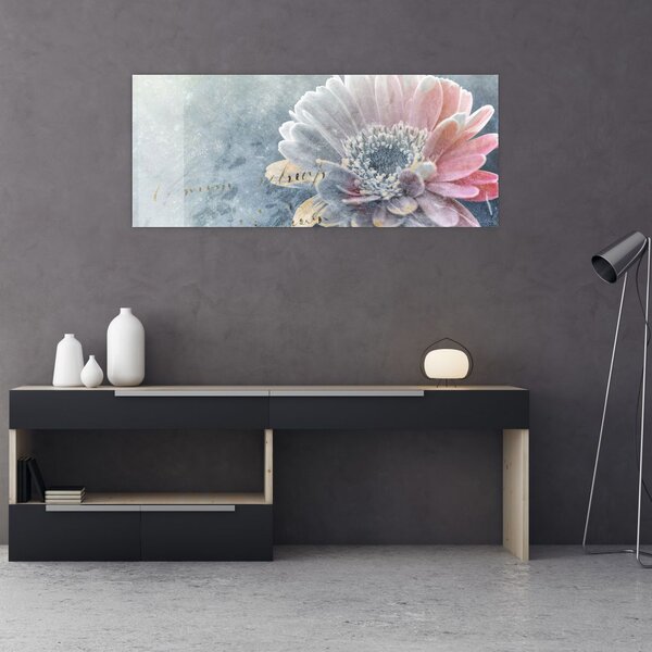 Tablou - Floare de iarnă (120x50 cm)