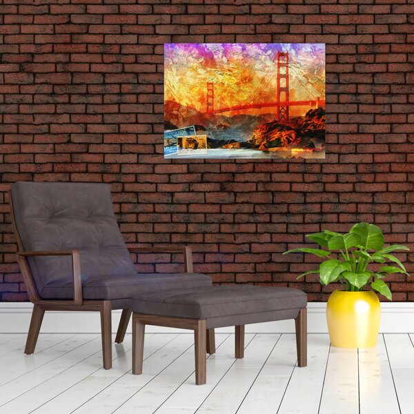 Tablou - Golden Gate, SanFrancisco, California (70x50 cm)