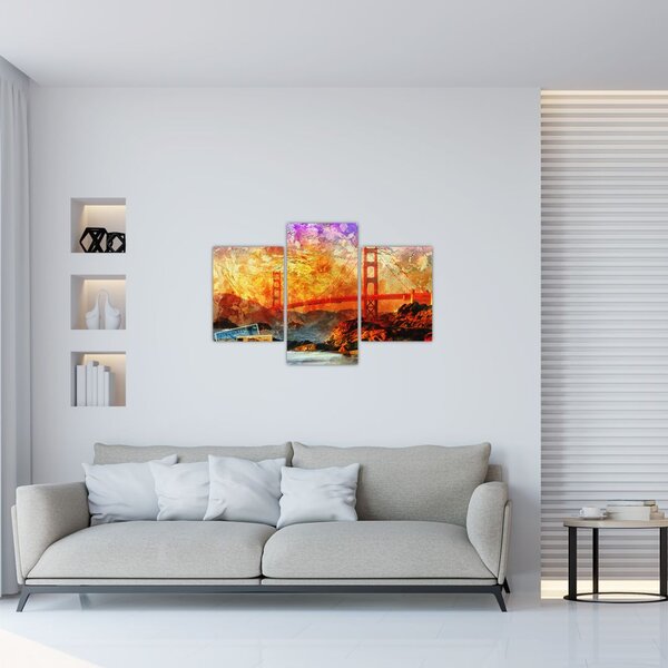 Tablou - Golden Gate, SanFrancisco, California (90x60 cm)