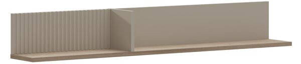 Raft de perete Demandaron (taupe + stejar silverjack) . 1116810