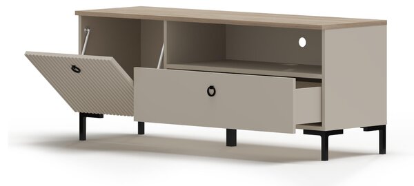 Masă TV Demandaron 1 (taupe + stejar silverjack) . Promo -6%. 1116813