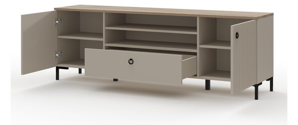 Masă TV Demandaron 2 (taupe + stejar silverjack) . 1116814