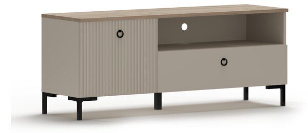 Masă TV Demandaron 1 (taupe + stejar silverjack) . Promo -6%. 1116813
