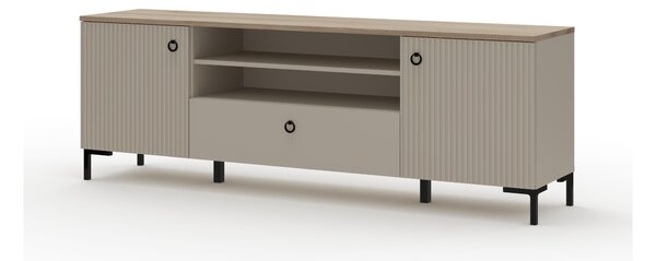 Masă TV Demandaron 2 (taupe + stejar silverjack) . 1116814