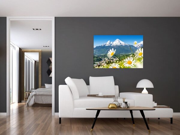 Tablou - Primăvara în Alpi (90x60 cm)