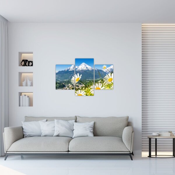 Tablou - Primăvara în Alpi (90x60 cm)