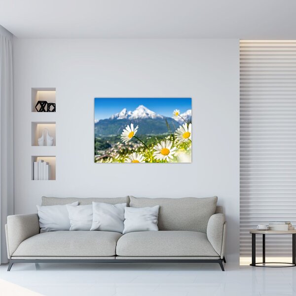 Tablou - Primăvara în Alpi (90x60 cm)