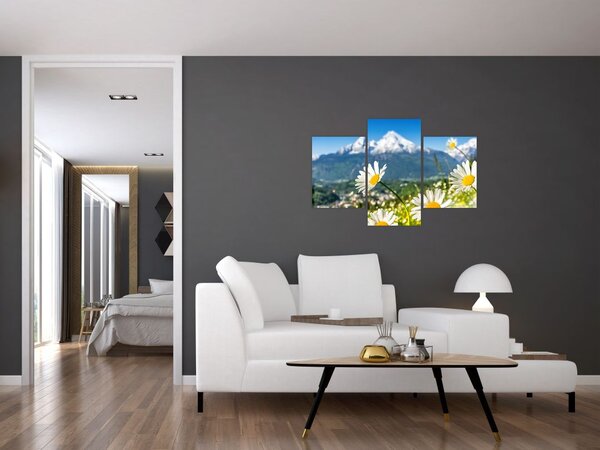 Tablou - Primăvara în Alpi (90x60 cm)