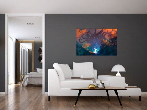 Tablou - Vrăjitorul magicean (90x60 cm)