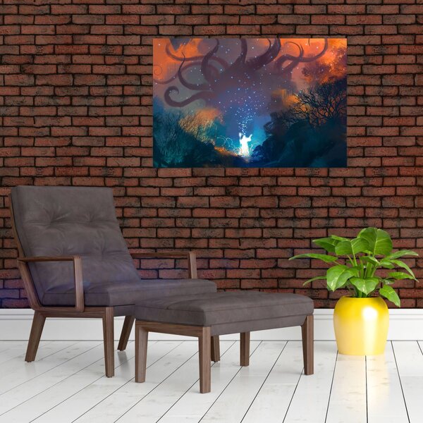 Tablou - Vrăjitorul magicean (90x60 cm)