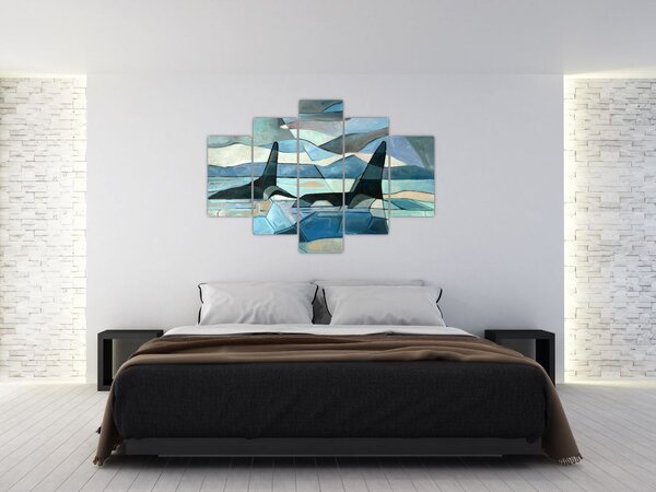 Tablou - Balene (150x105 cm)