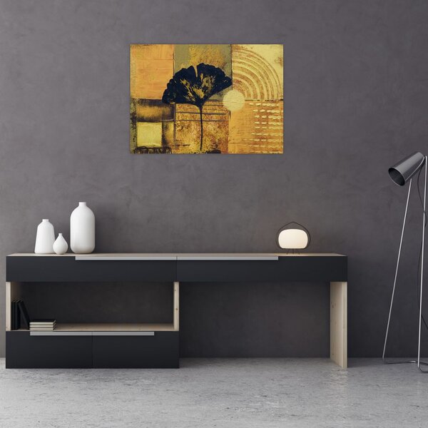 Tablou - Frunza ginkgo (70x50 cm)