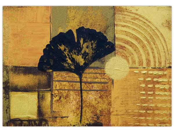 Tablou - Frunza ginkgo (70x50 cm)