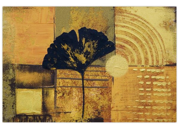 Tablou - Frunza ginkgo (90x60 cm)