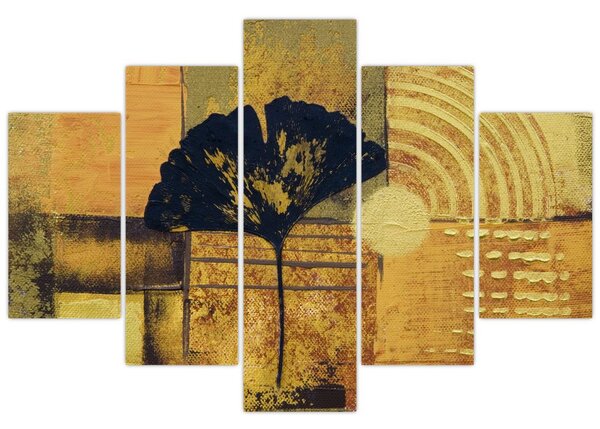 Tablou - Frunza ginkgo (150x105 cm)