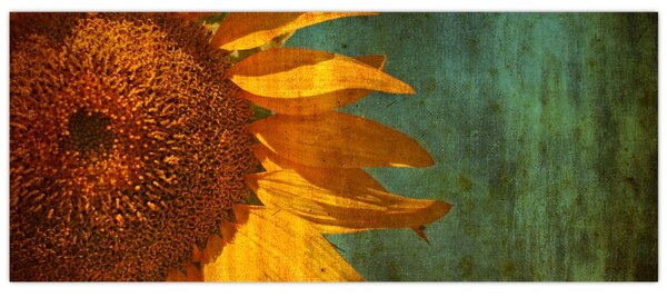 Tablou - Floarea soarelui (120x50 cm)