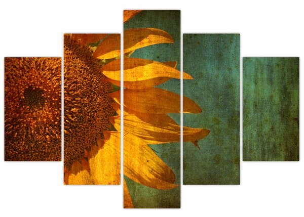 Tablou - Floarea soarelui (150x105 cm)