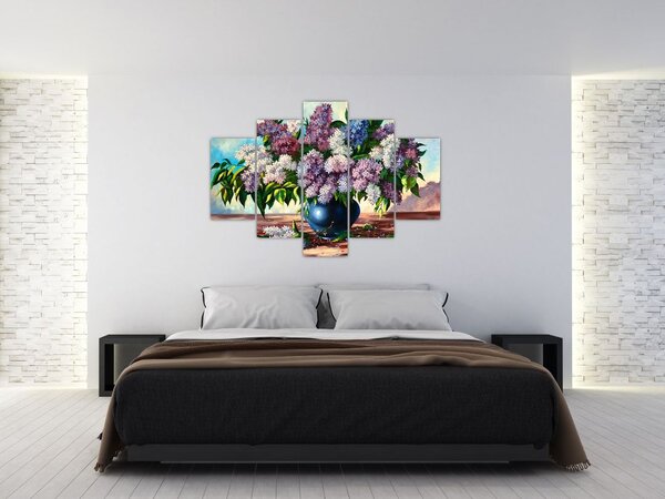 Tablou - Buchet de liliac (150x105 cm)