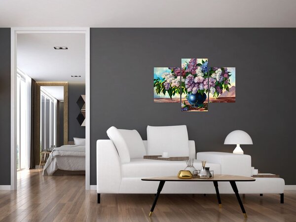 Tablou - Buchet de liliac (90x60 cm)