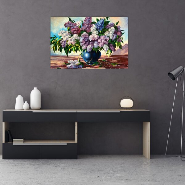 Tablou - Buchet de liliac (90x60 cm)