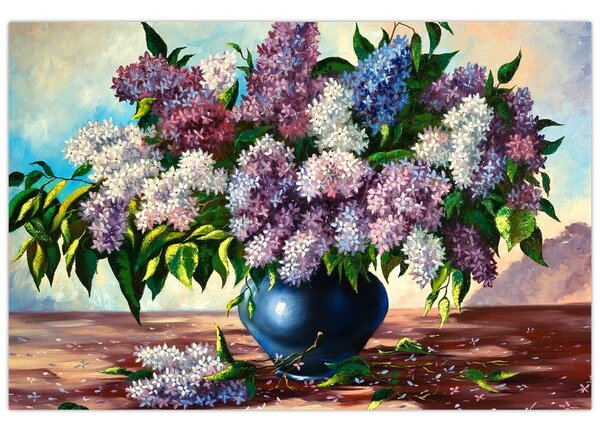 Tablou - Buchet de liliac (90x60 cm)