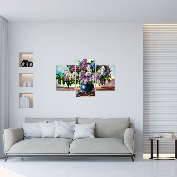 Tablou - Buchet de liliac (90x60 cm)