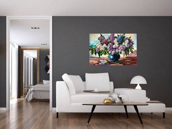 Tablou - Buchet de liliac (90x60 cm)