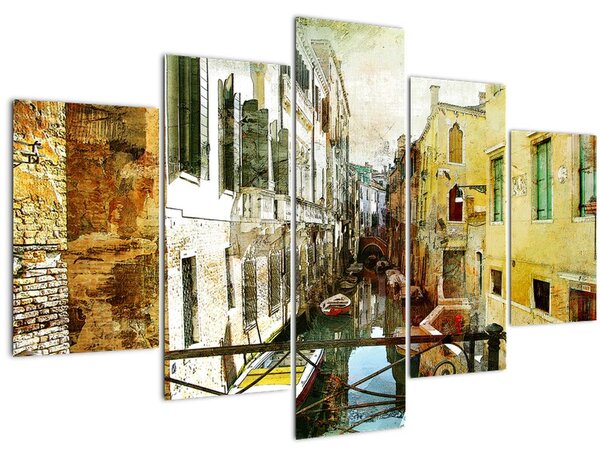Tablou - Strada din Veneția (150x105 cm)