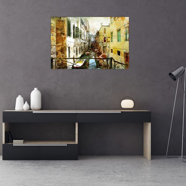 Tablou - Strada din Veneția (90x60 cm)