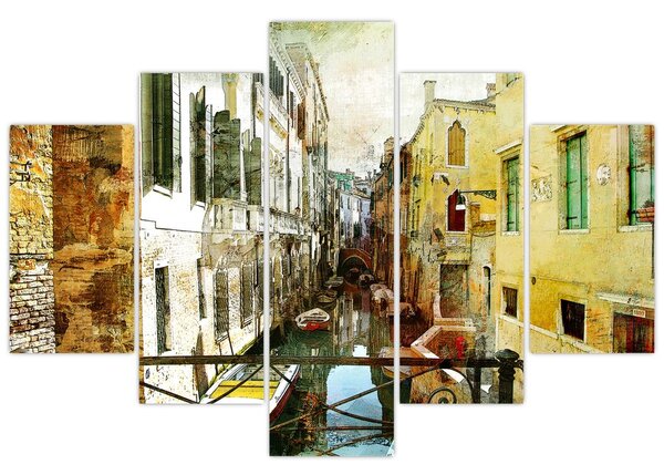 Tablou - Strada din Veneția (150x105 cm)