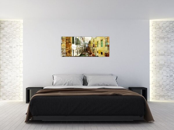 Tablou - Strada din Veneția (120x50 cm)