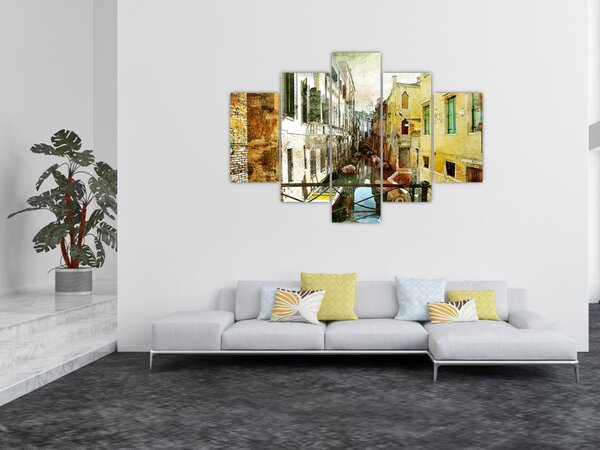 Tablou - Strada din Veneția (150x105 cm)