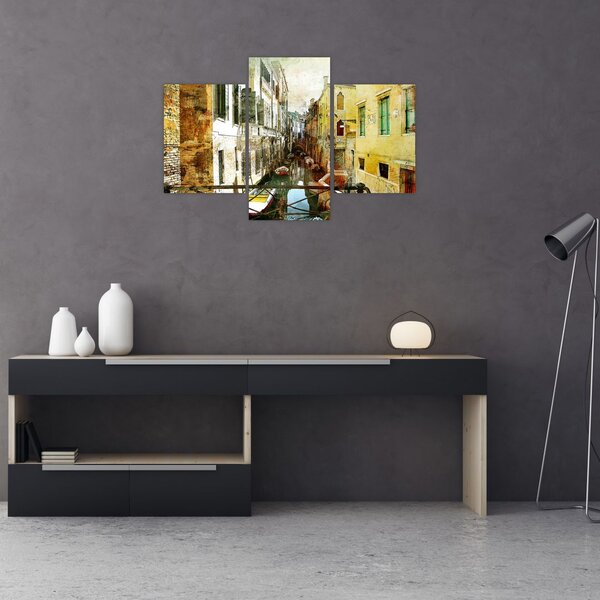 Tablou - Strada din Veneția (90x60 cm)