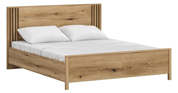 Pat matrimonial 160 cm Hemos (stejar evoke) . 1116858