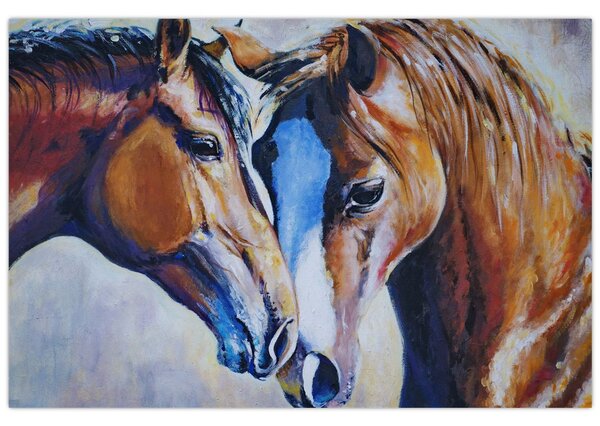 Tablou - Caii îndrăgostiți (90x60 cm)