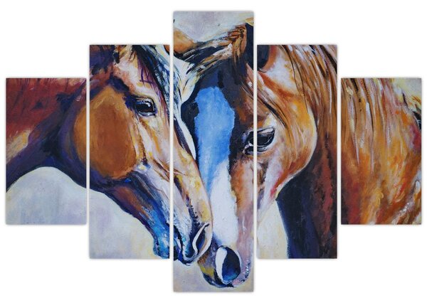 Tablou - Caii îndrăgostiți (150x105 cm)