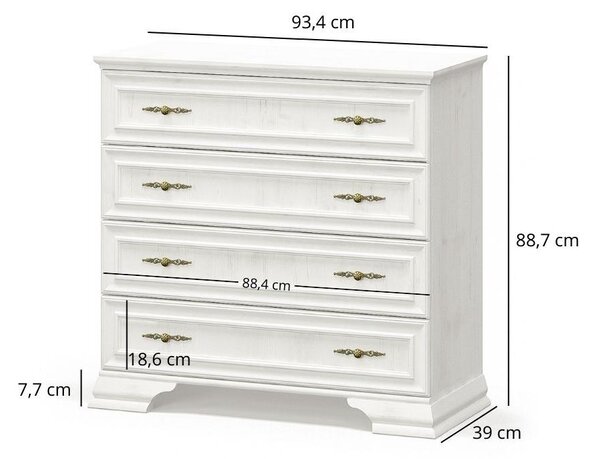 Comodă Incantatos 3 (pin andersen) . 1116885