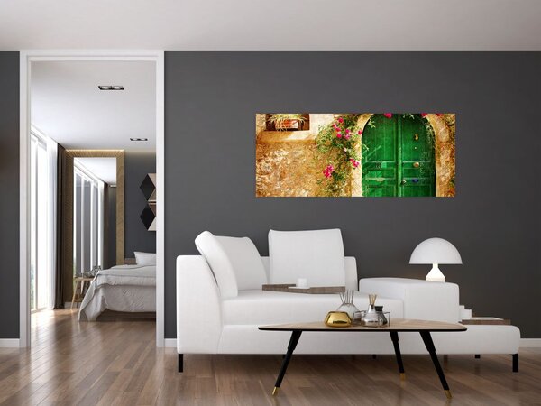 Tablou - Ușă veche (120x50 cm)