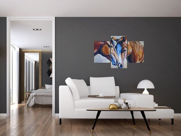 Tablou - Caii îndrăgostiți (90x60 cm)